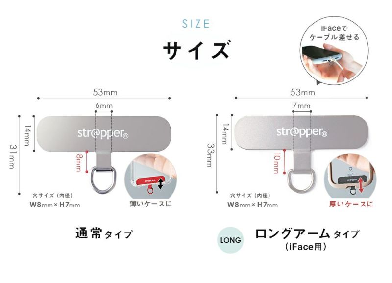 PCF APPAREL スマホストラップ 楽天市場 | スマホストラップ ストラッパー - プチギフトに